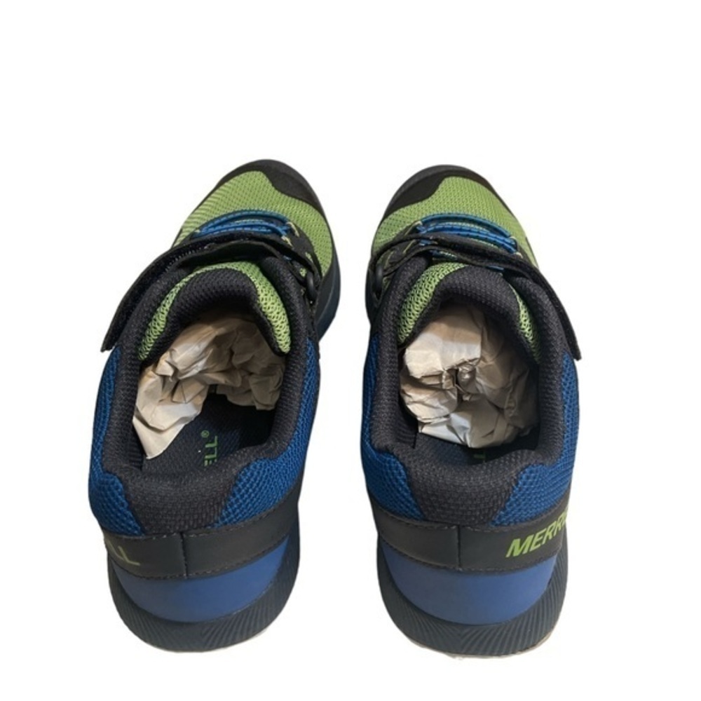 Merrell Big Kid's Nova 2 Sneaker Blue hook loop closure blue green shoe Sz 6.5M - Picture 14 of 14